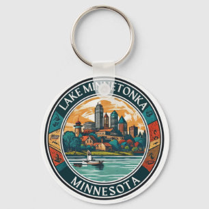 Sjö Minnetonka, Minnesota-fiske och båt Nyckelring