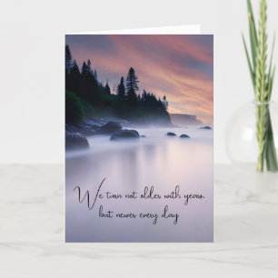 Sjö Mist Birthday Kort