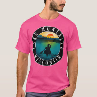 Sjö Montello Wisconsin Kayaking T Shirt