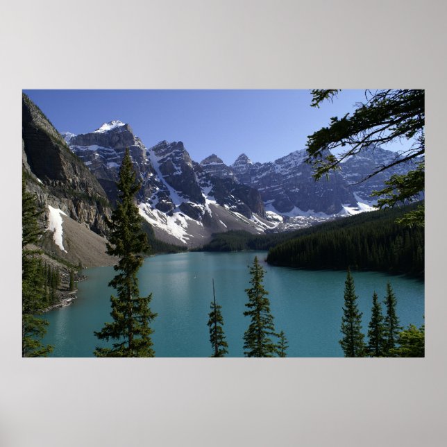 Sjö Moraine Poster (Framsidan)