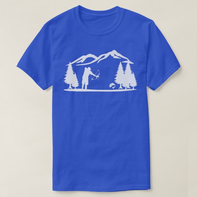 Sjö Mountain Bowfisheries BowFishman Bow Fishing  T Shirt (Design framsida)