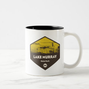 Sjö Murray State Park Oklahoma Två-Tonad Mugg