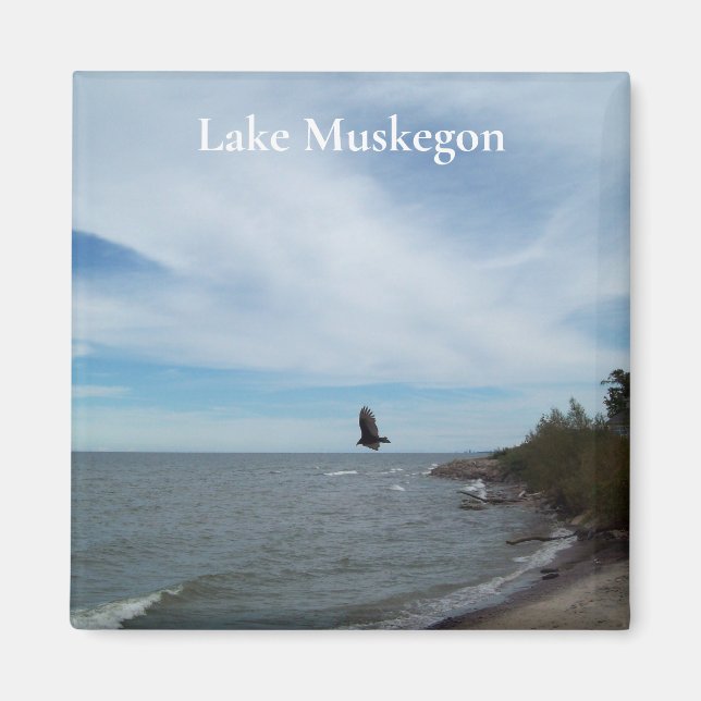 Sjö Muskegon Magnet (Framsidan)