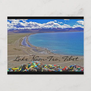 Sjö Nam-Tso i Tibet Vykort