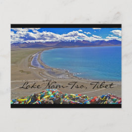 Sjö Nam-Tso i Tibet Vykort