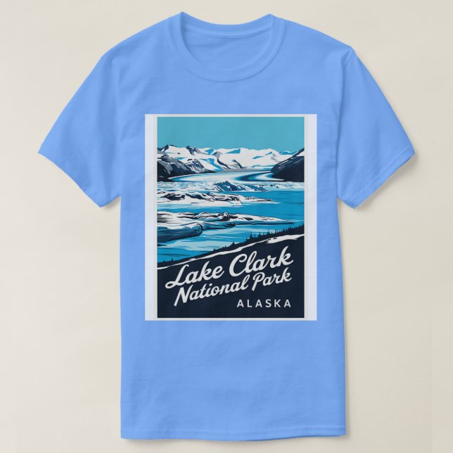 Sjö nationalpark Landcape TShirt T Shirt (Design framsida)