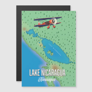 Sjö Nicaragua, Nicaragua karta