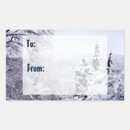 Sjö Nojiri Gift Märkre Stickers Rektangulärt Klistermärke