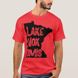 Sjö Nokomis Minneapolis Minnesota sommaruppehåll T Shirt