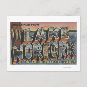 Sjö Norfork, Arkansas - Stora Brev-scenen Vykort