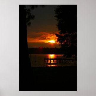 Sjö Norman, NC Sunset Poster