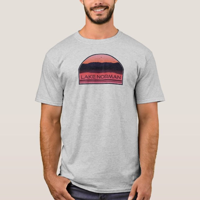 Sjö Norman North Carolina Red Sunrise T Shirt (Framsida)