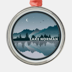 Sjö Norman North Carolina Reflection Julgransprydnad Metall