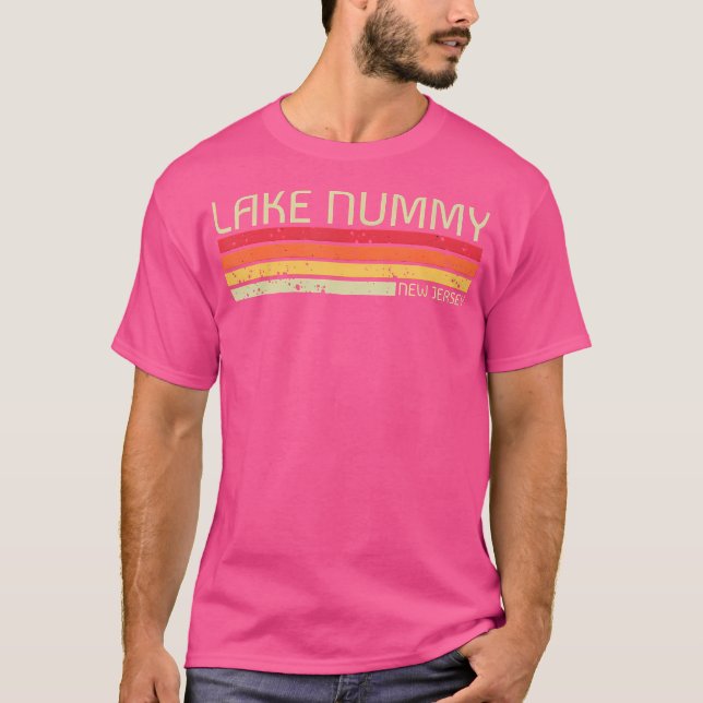 Sjö Nummy New jersey Funny Fishing Camping (sommar T Shirt (Framsida)