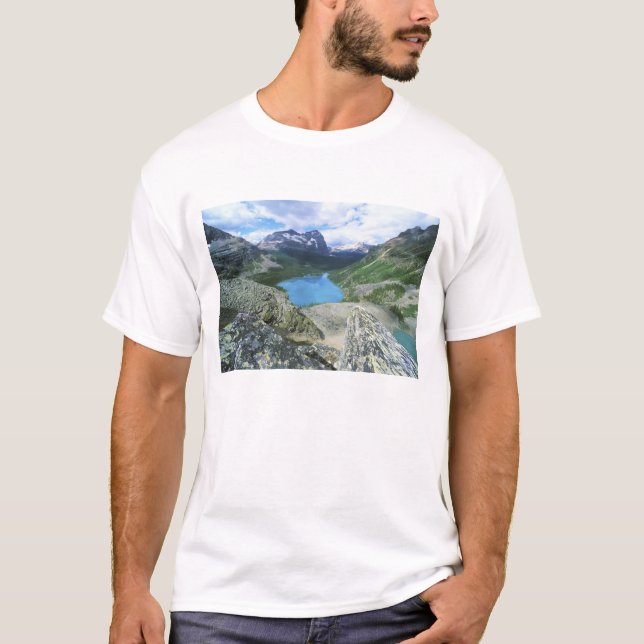 Sjö O'Hara, Yoho NP, BC, Kanada T-shirt (Framsida)