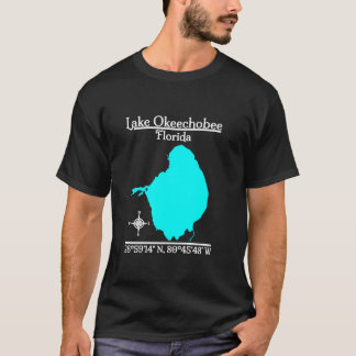Sjö Okeechobee Florida Långärmad T Shirt