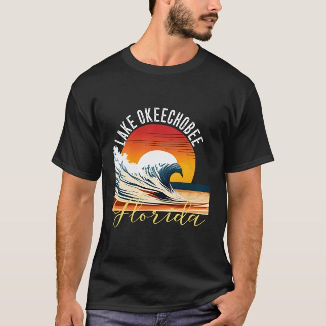Sjö Okeechobee Sjö Okeechobee T Shirt (Framsida)