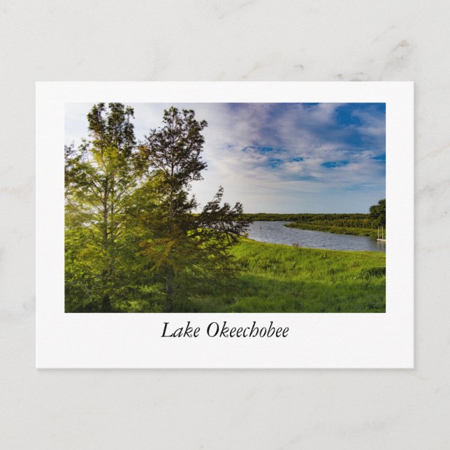 Sjö Okeechobees flyg Vykort (Framsida)