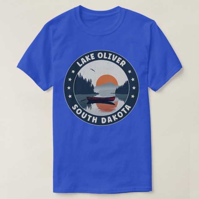Sjö Oliver South Dakota Sunset T Shirt (Design framsida)