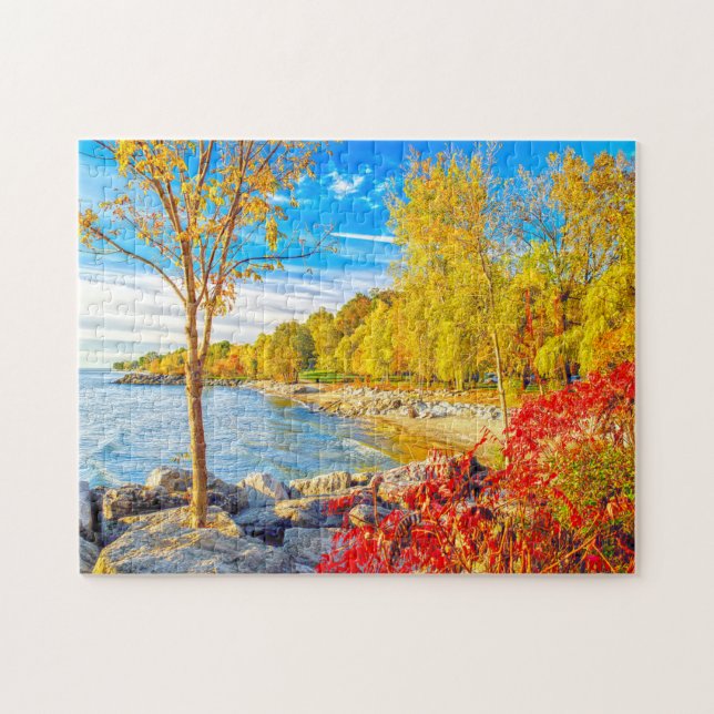 Sjö Ontario Kanada. Pussel (Horisontell)