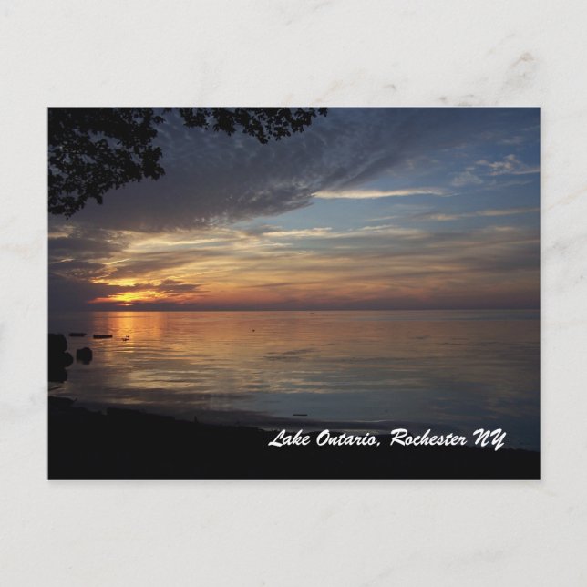 Sjö Ontario, Rochester N.Y. Vykort (Framsida)