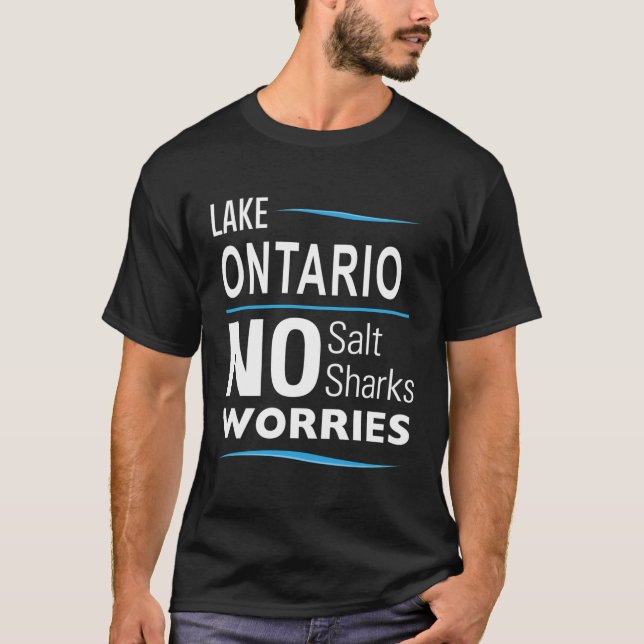 Sjö Ontario T Shirt (Framsida)