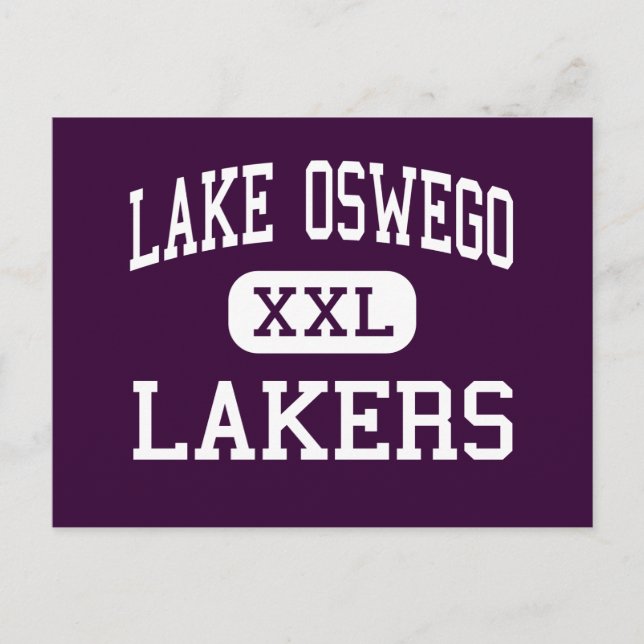 Sjö Oswego - Lakers - High - Sjö Oswego Oregon Vykort (Framsida)