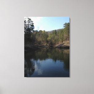 Sjö Ouachita Arkansas Canvastryck