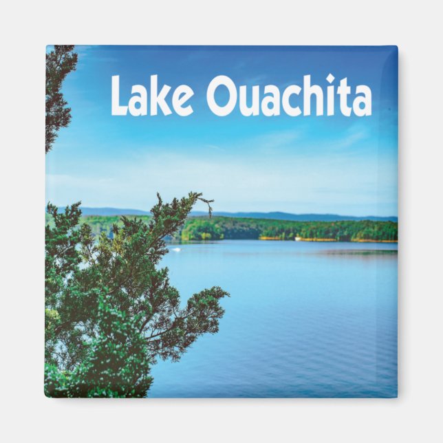 Sjö Ouachita, Arkansas-foto med namn Magnet (Framsidan)