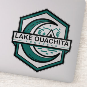 SJÖ OUACHITA arkansas måne hexa Klistermärken