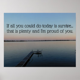 Sjö-överlevnad Poster