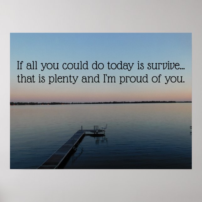 Sjö-överlevnad Poster (Framsidan)