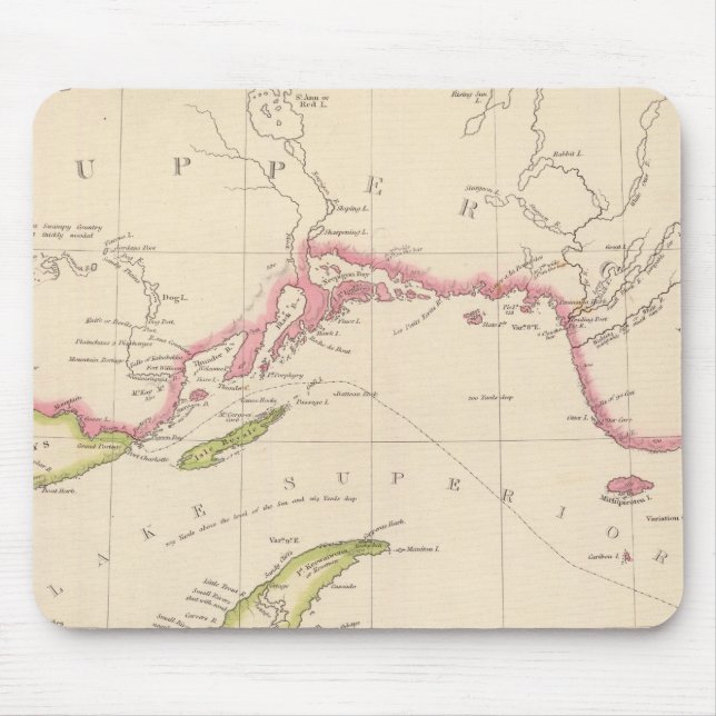 Sjö överordnad musmatta (Framsidan)