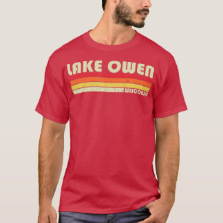 SJÖ OWEN WISCONSIN Funny Fishing Camping Sommar G T Shirt