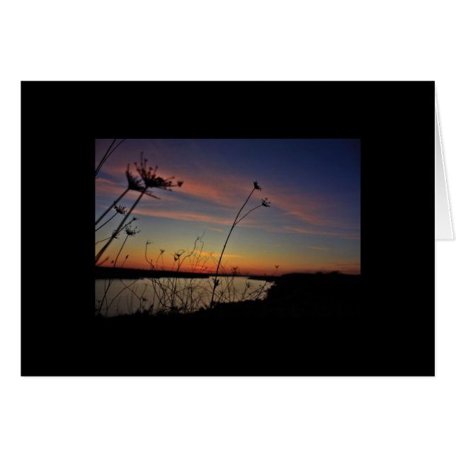 sjö på ozarks-kortet hälsningskort (Framsidan Horizontal)