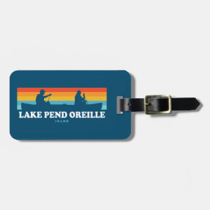 Sjö Pend Oreille Idaho Canoe Bagagebricka