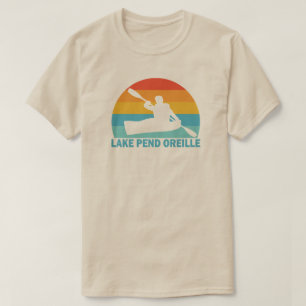 Sjö Pend Oreille Idaho Kayak T Shirt