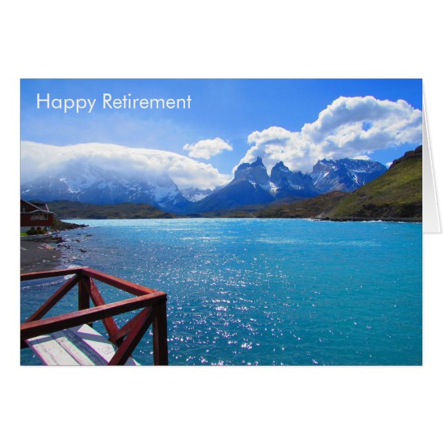 sjö pension hälsningskort (Framsidan Horizontal)