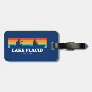 Sjö Placid New York Canoe Bagagebricka