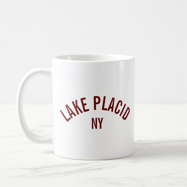Sjö Placid - NY T-Shirt Kaffemugg (Vänster)