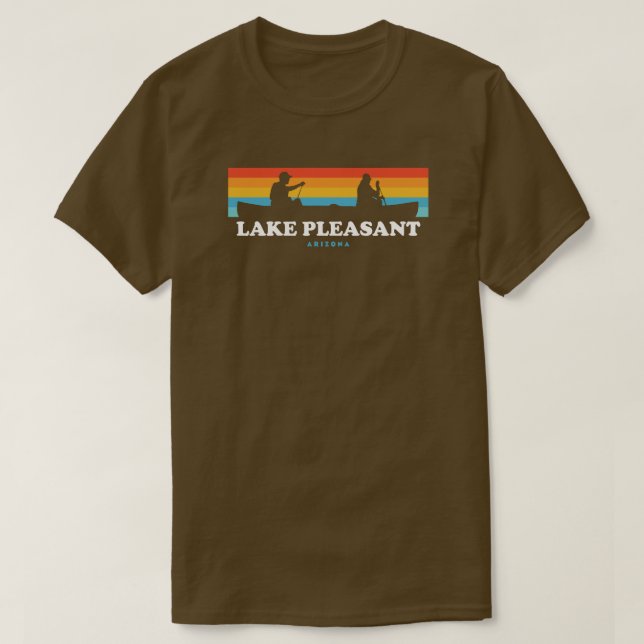 Sjö Pleasant Arizona Canoe T Shirt (Design framsida)