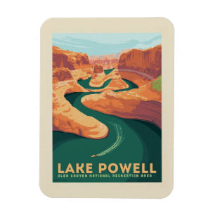 Sjö Powell Arizona & Utah Magnet