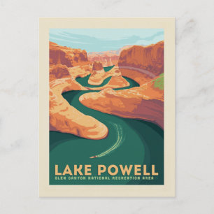 Sjö Powell Arizona & Utah Vykort