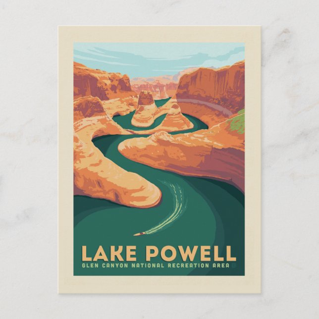Sjö Powell | Arizona & Utah Vykort (Framsida)