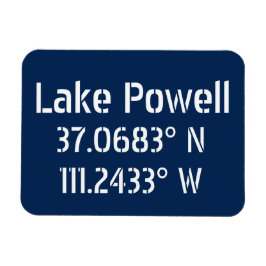Sjö Powell AZ Latitude Longitud Magnet