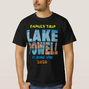 Sjö Powell-familjen Resa Utah T-Shirt