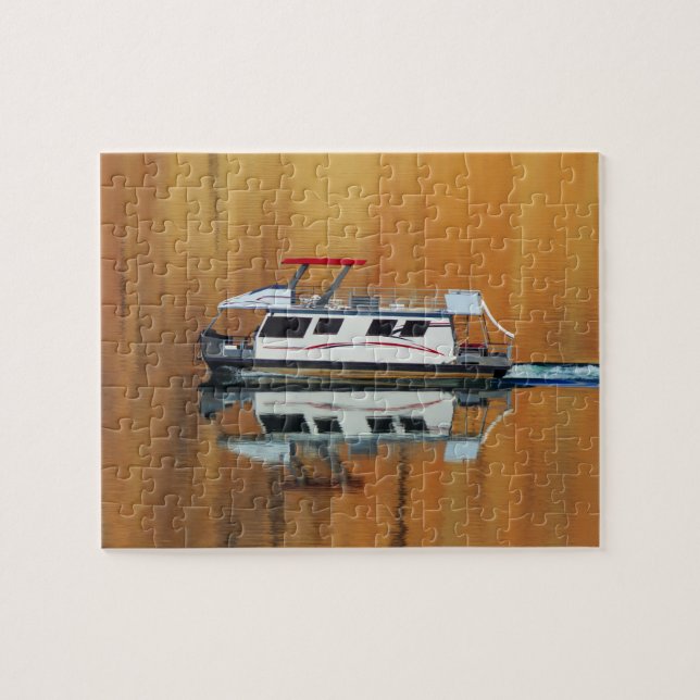 Sjö Powell Houseboat Pussel (Horisontell)