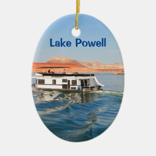 Sjö Powell: Houseboatdanande vinkar, Arizona Julgransprydnad Keramik