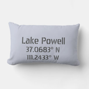 Sjö Powell Latitude Longitud Lumbarkudde