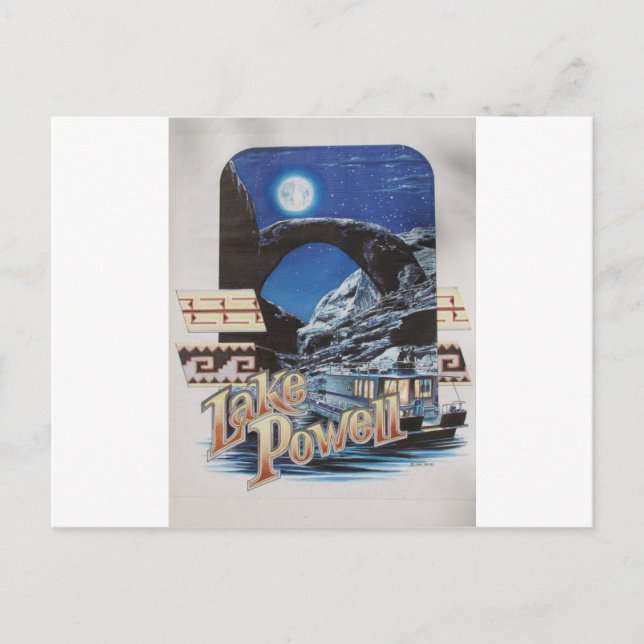 Sjö Powell Moonlite Scenia Vykort (Framsida)